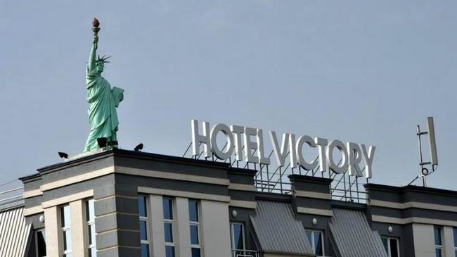Hotel Victory Prishtine Bagian luar foto