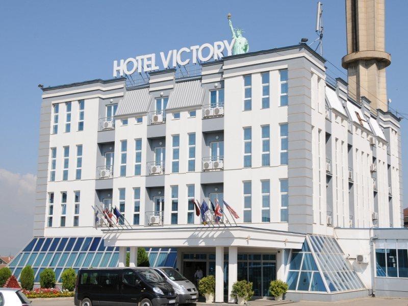 Hotel Victory Prishtine Bagian luar foto